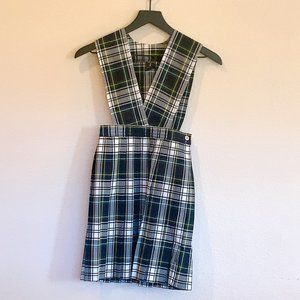 Blue Plaid School Dress Uniform -Girl Small